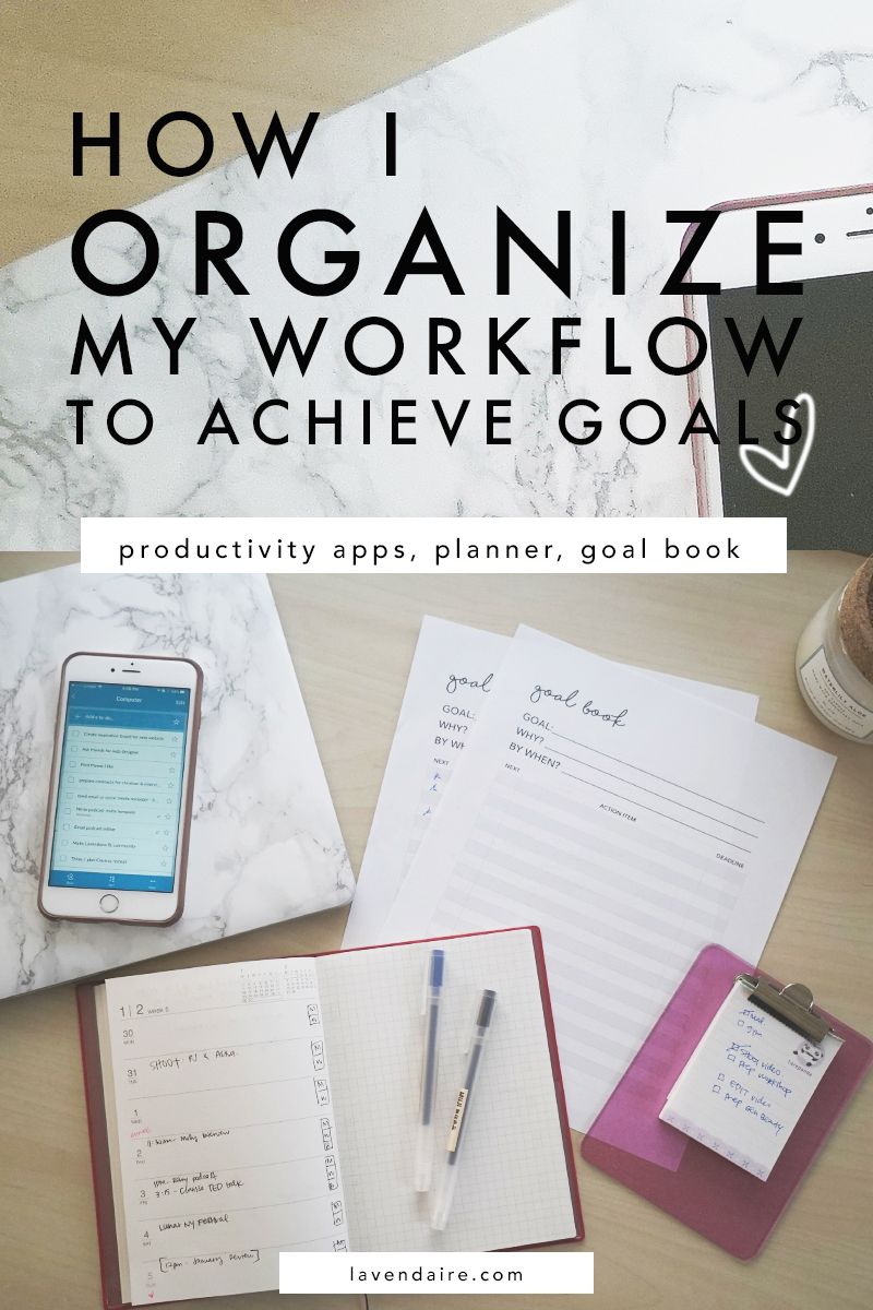 How I Plan & Organize My Life To Achieve Goals - Lavendaire